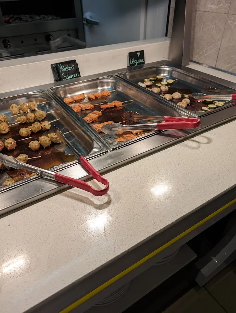 Brochettes de Saumon Et de Légumes